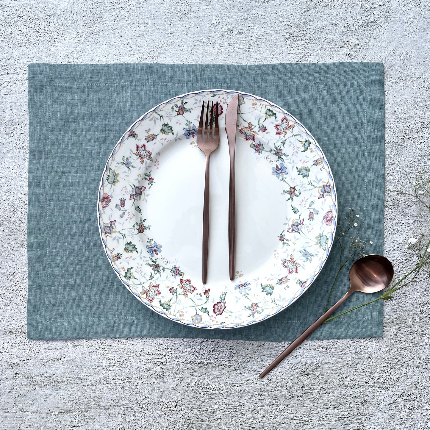 Soft Linen Placemats Set of 2