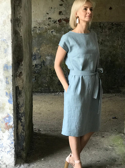 Soft linen dress Minimalist