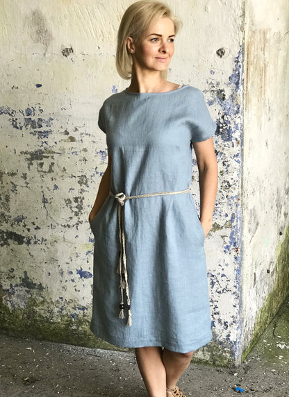 Soft linen dress Minimalist