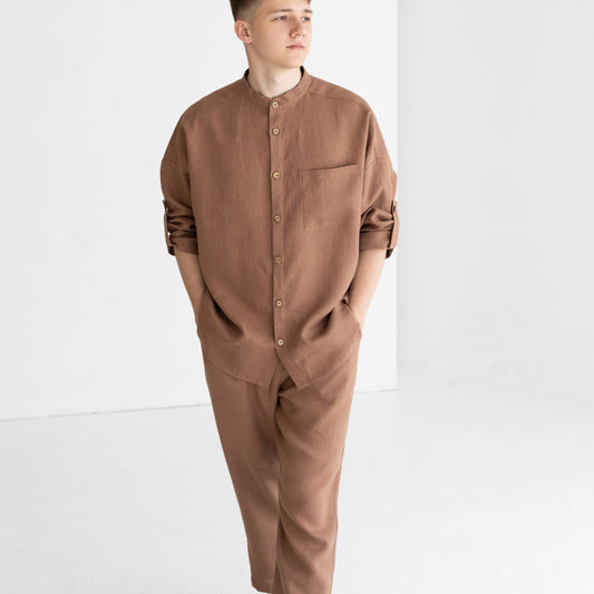 Oversized lounge set Pants and Shirt, linen set