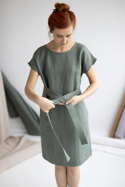 Soft linen dress Minimalist