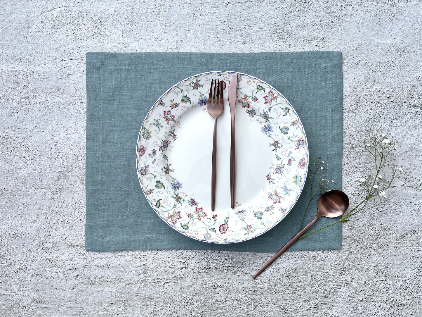 Soft Linen Placemats Set of 2