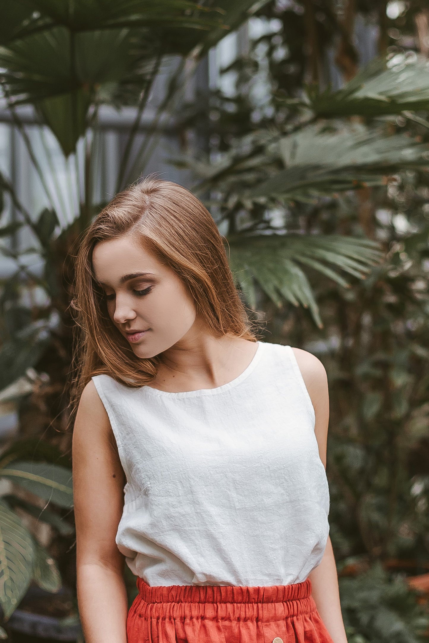 Soft linen Tank Top
